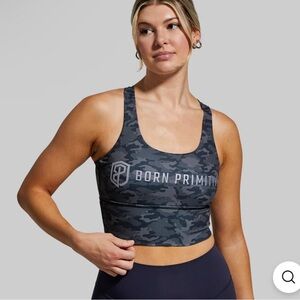 Born Primitive Intensity Sports Bra Crop Top- Camo